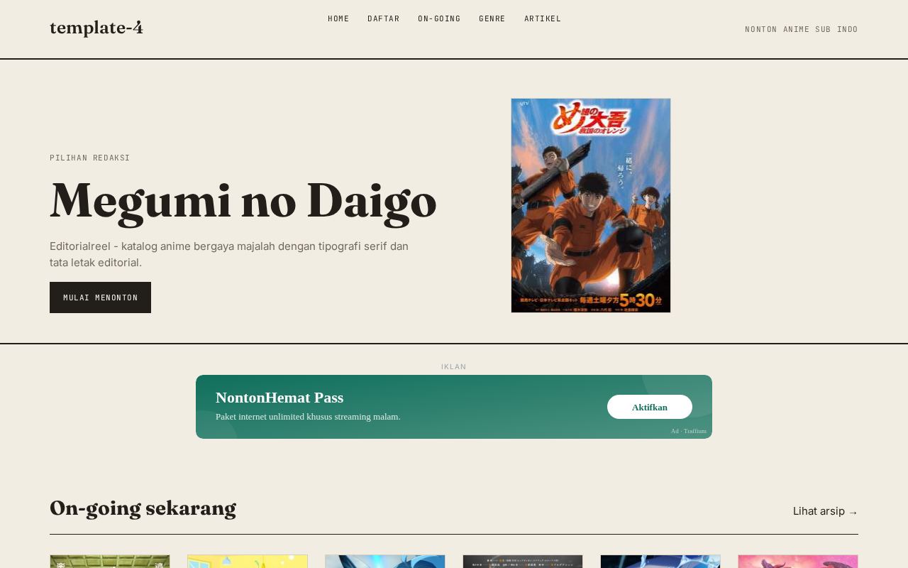 Pratinjau Editorialreel